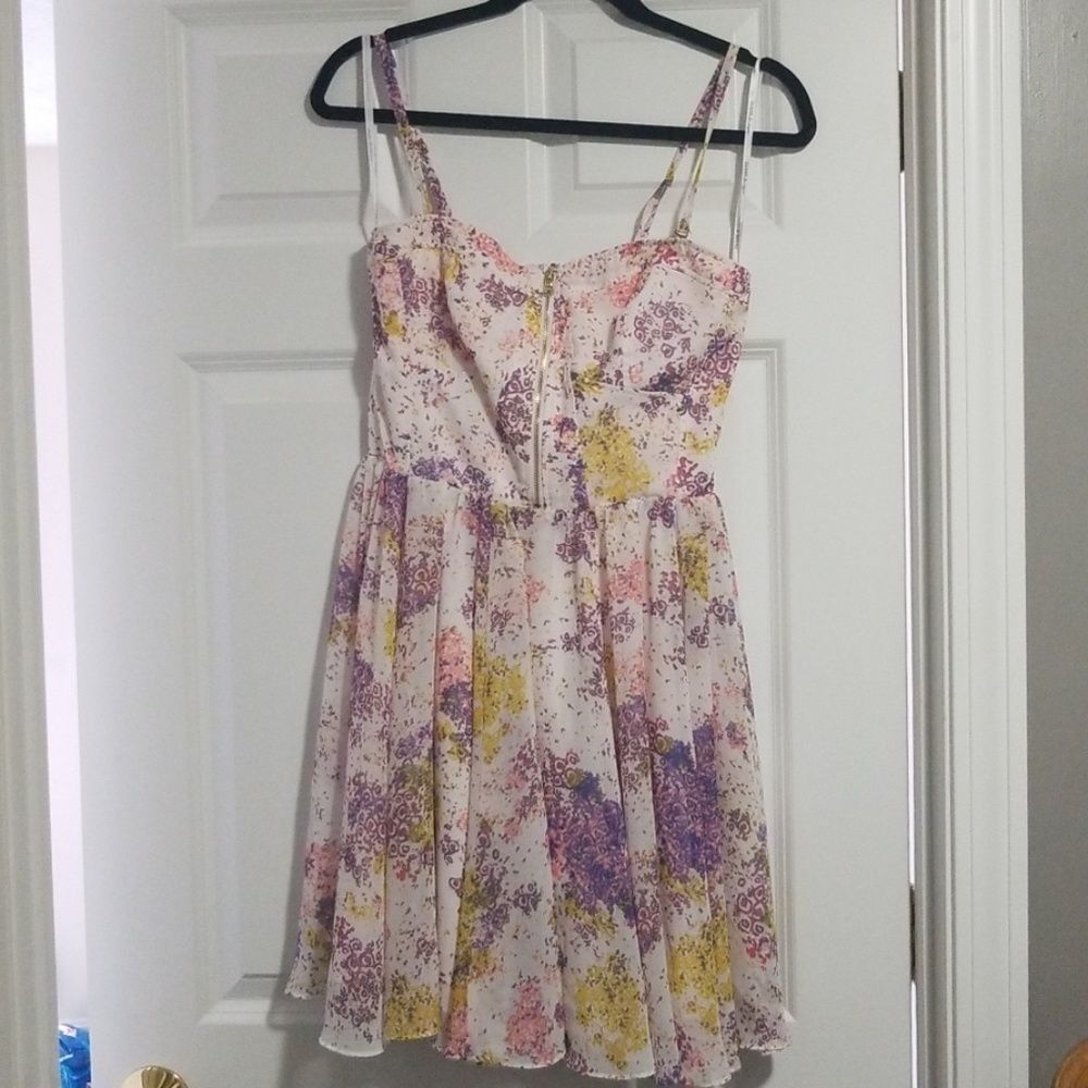Guess floral mini dress size 6